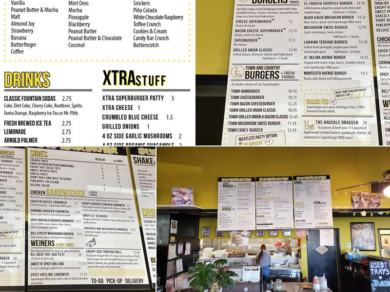 Superburger Menu
