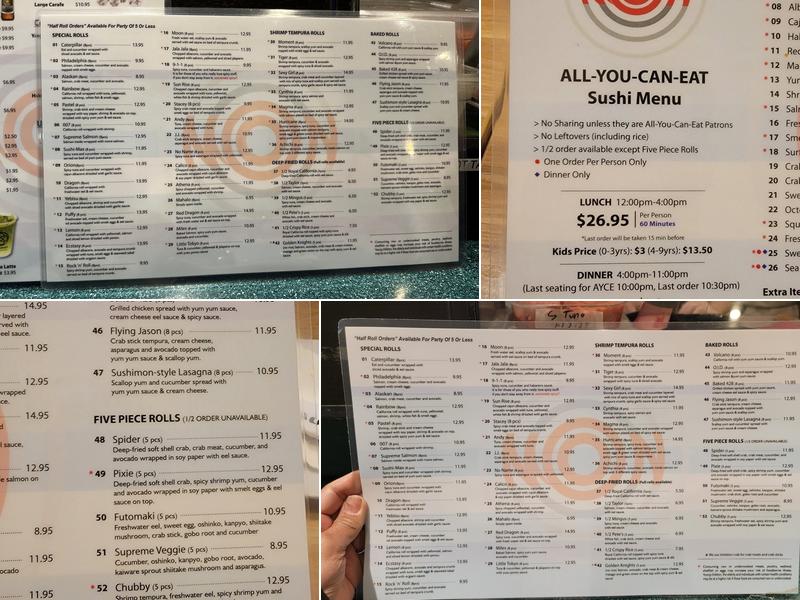 Sushi Mon Menu