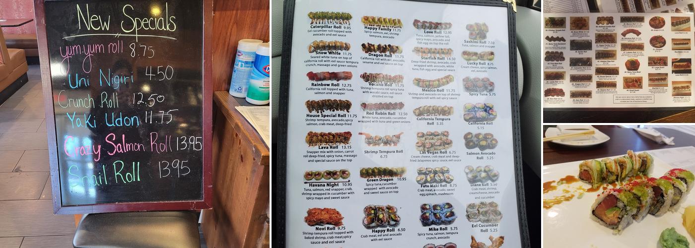 Sushi Weng Menu