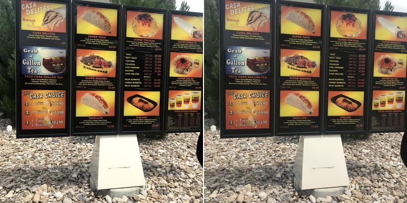 Taco Casa Pipeline Menu