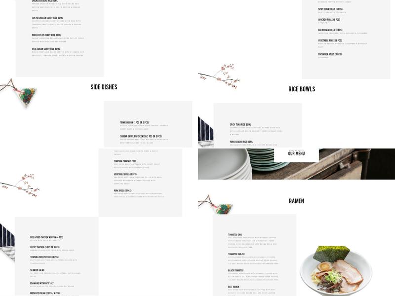 Tamashii Ramen House Menu