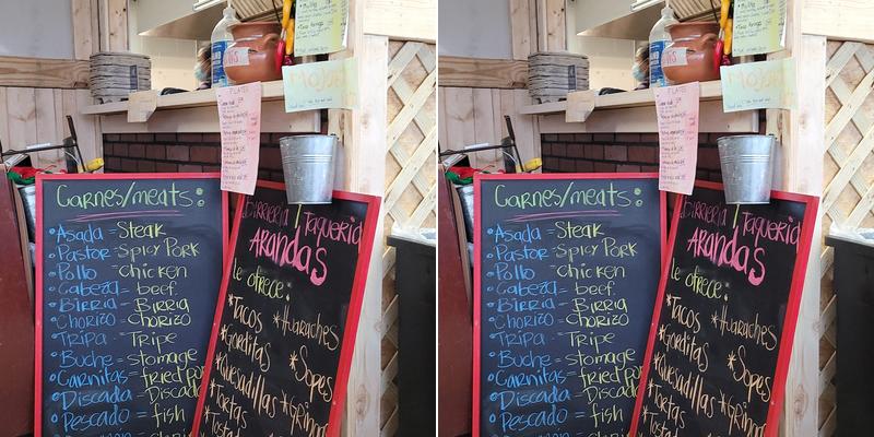 Taqueria Y Birrieria Arandas Menu