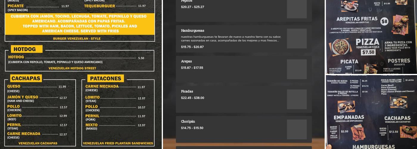 Tequeños UT LLC Menu