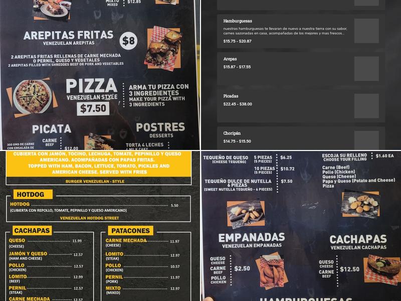 Tequeños UT LLC Menu