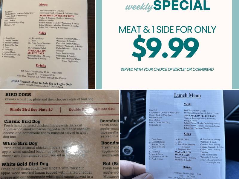 The Boondocks Menu