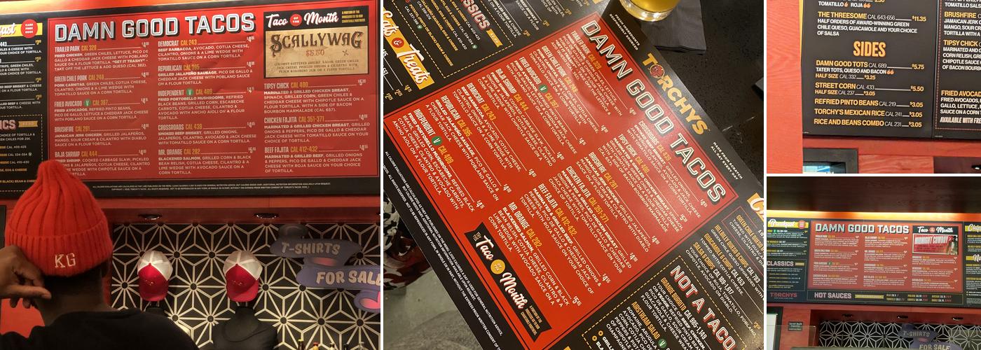 Torchy's Tacos Menu