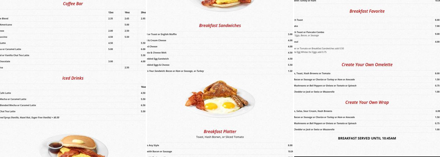 Trimana Menu