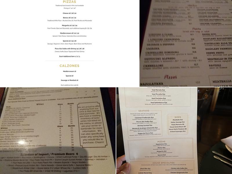 Uncle Sal's Menu