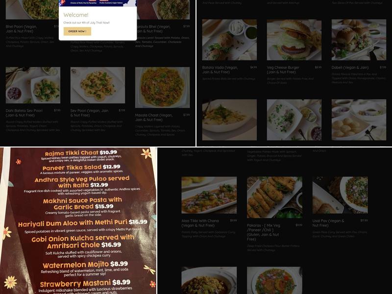 Veg N Chaat Cuisine Menu