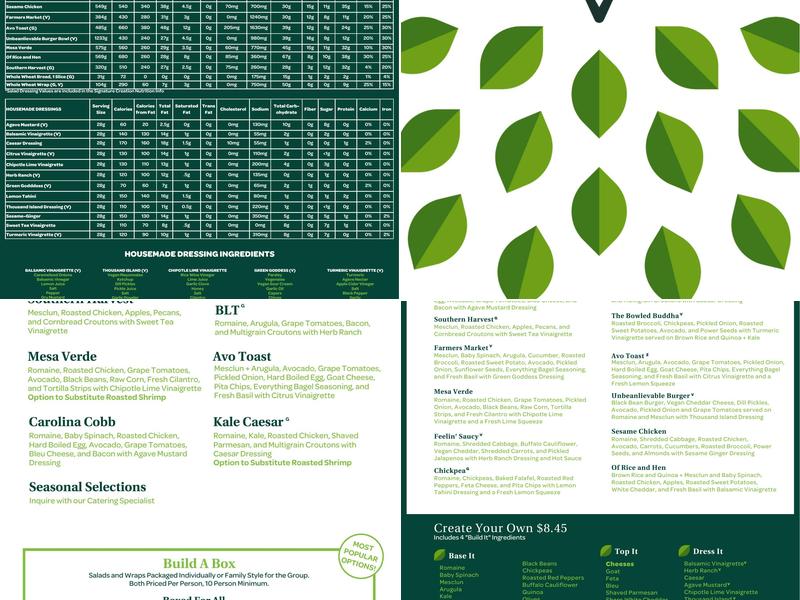 Verde Menu