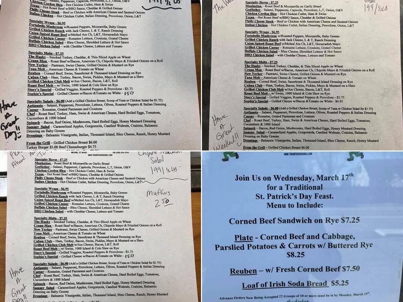 Water's Edge Deli & Catering Menu