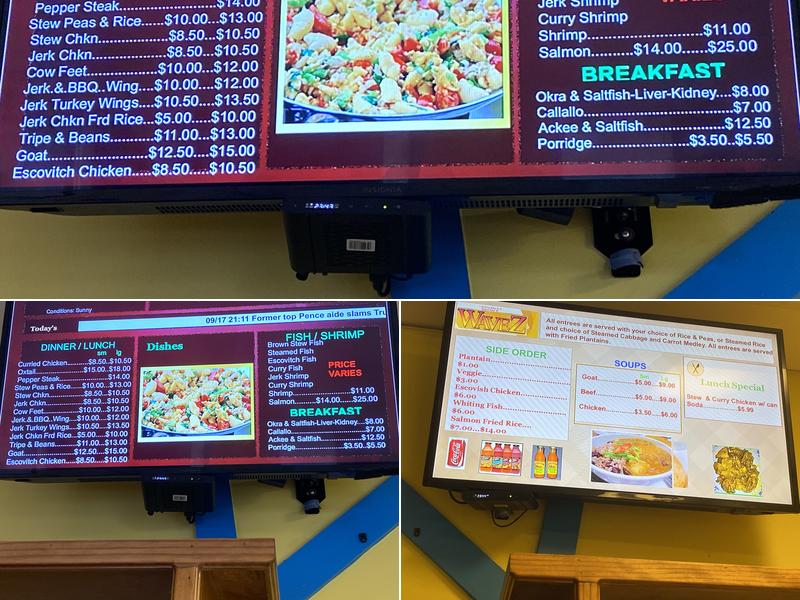 Wavez Bakery Menu
