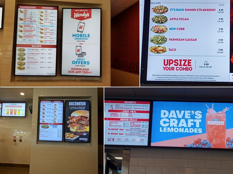Wendy's Menu