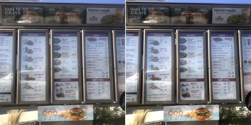 Wendy's Menu