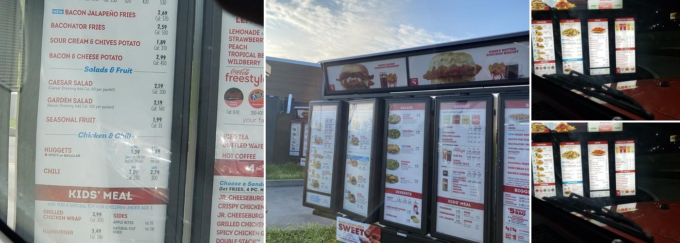 Wendy's Menu