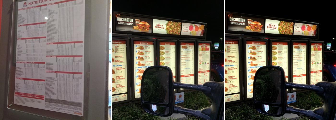 Wendy's Menu
