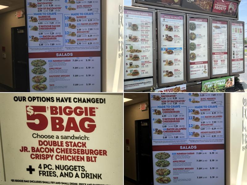 Wendy's Menu