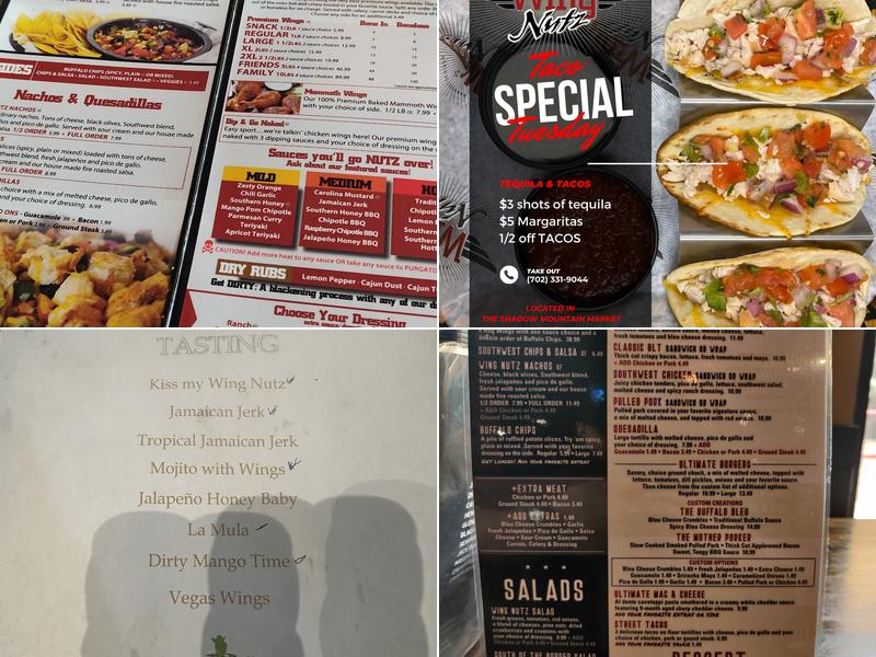 Wing Nutz Menu