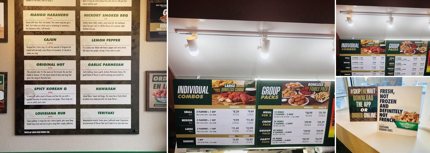 Wingstop Menu