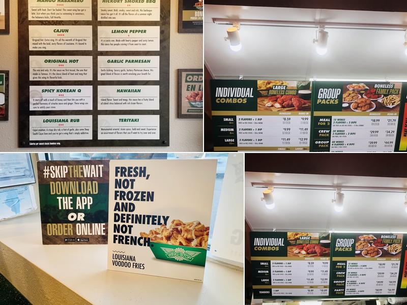Wingstop Menu
