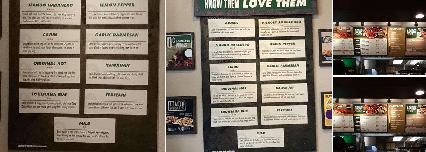 Wingstop Menu