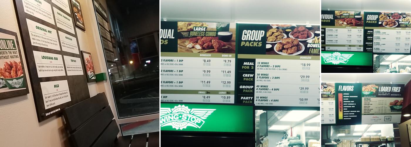 Wingstop Menu