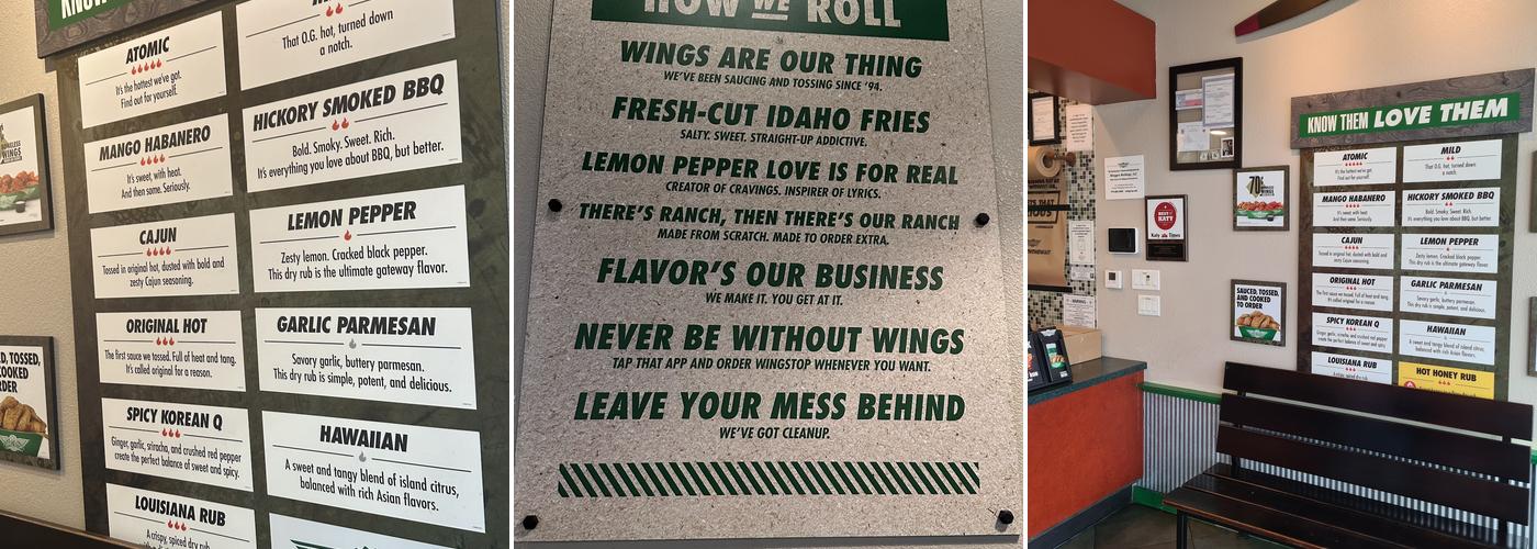 Wingstop Menu