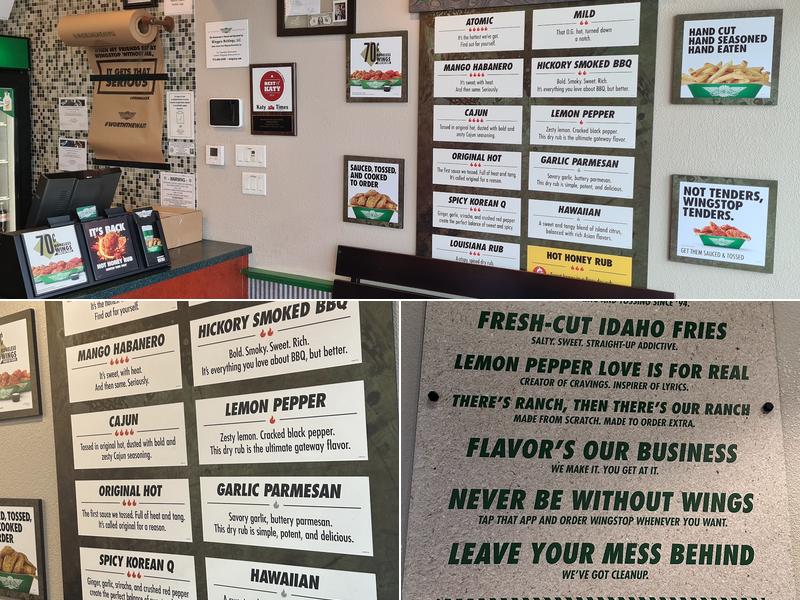 Wingstop Menu