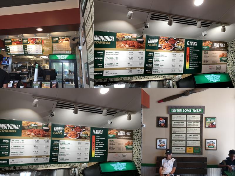 Wingstop Menu