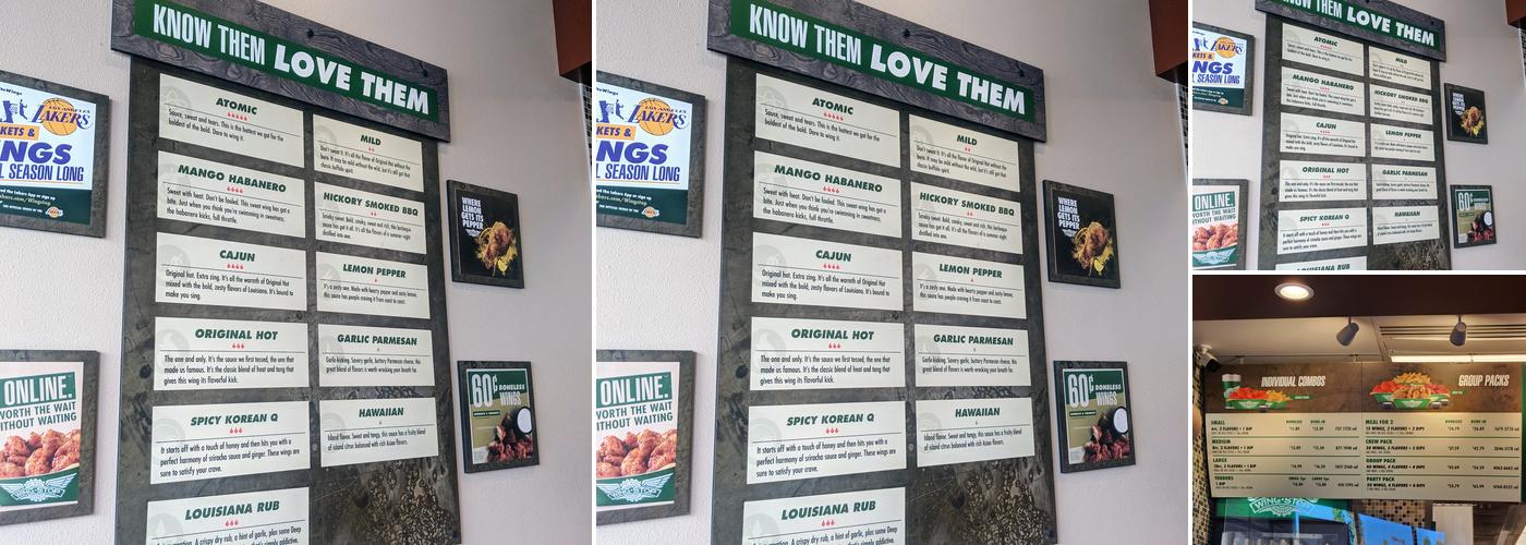 Wingstop Menu