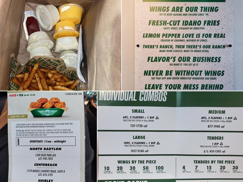 Wingstop Menu