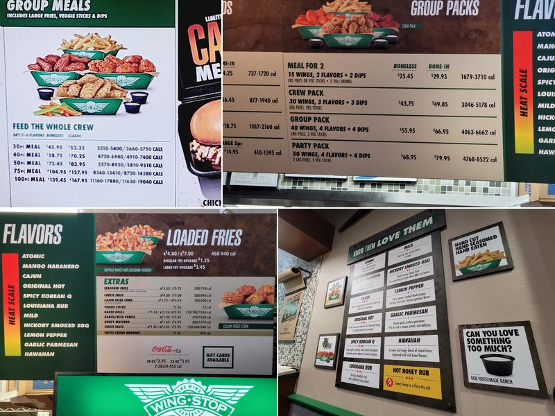 Wingstop Menu