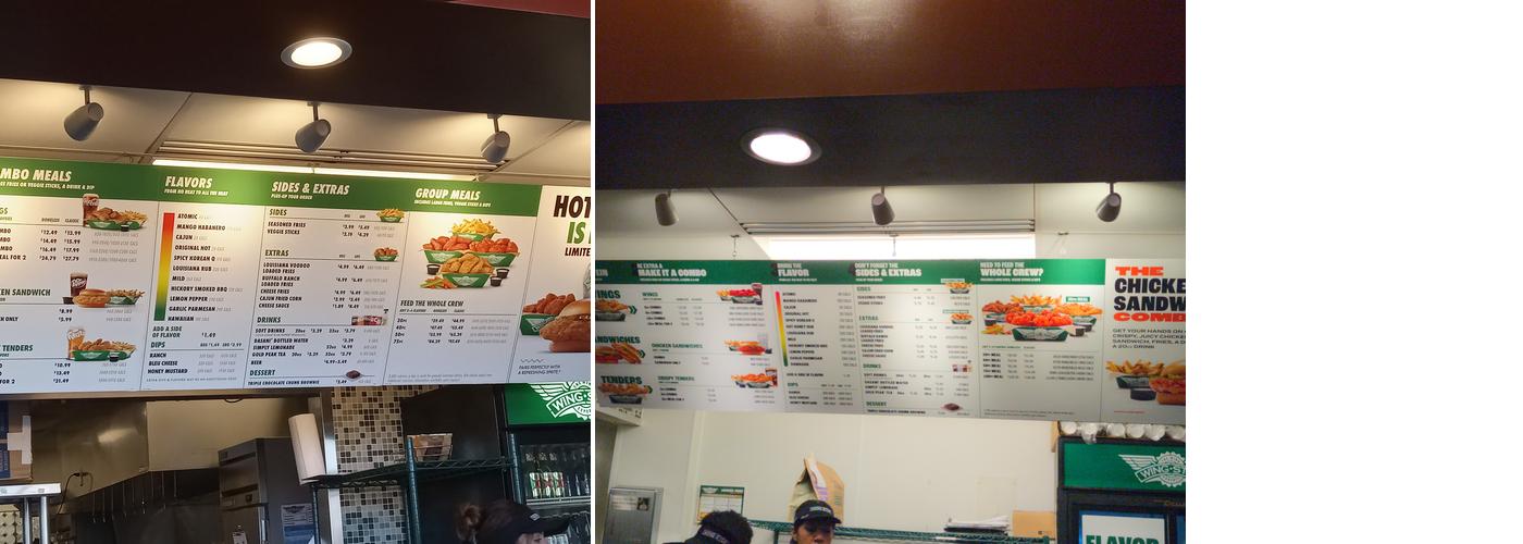 Wingstop Menu