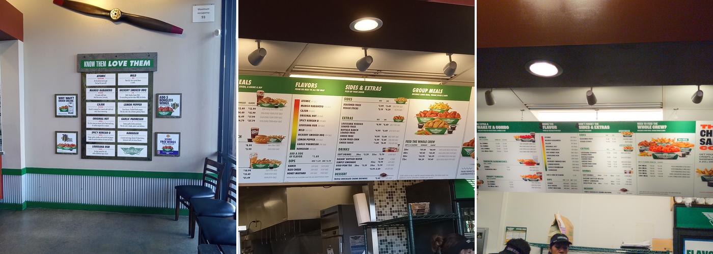 Wingstop Menu