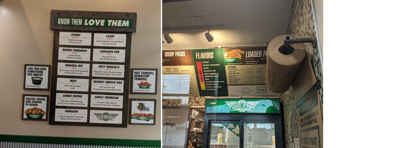 Wingstop Menu