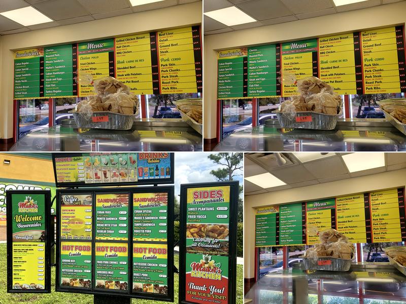 Maikel's Kitchen Menu