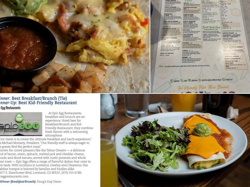 Epic Egg CHEYENNE Menu