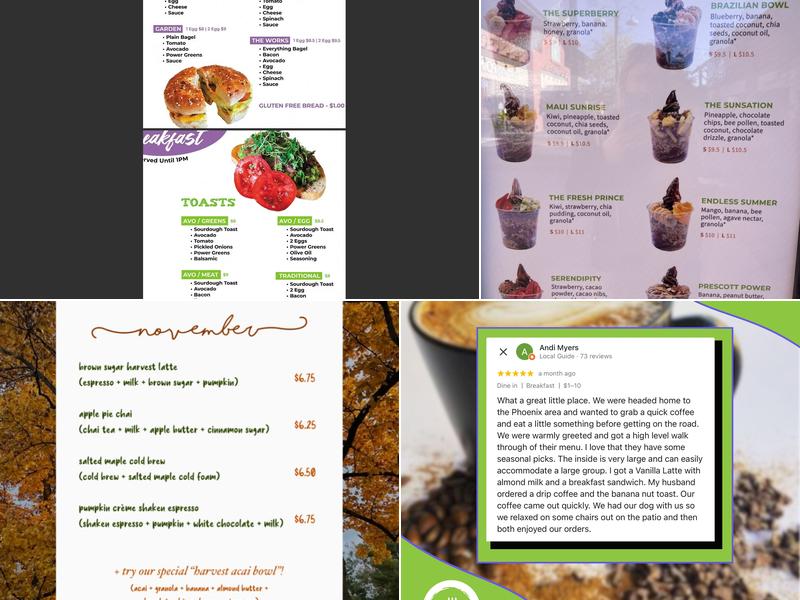 Third Shot Coffee Menu