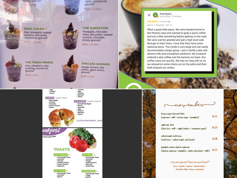 Third Shot Coffee Menu