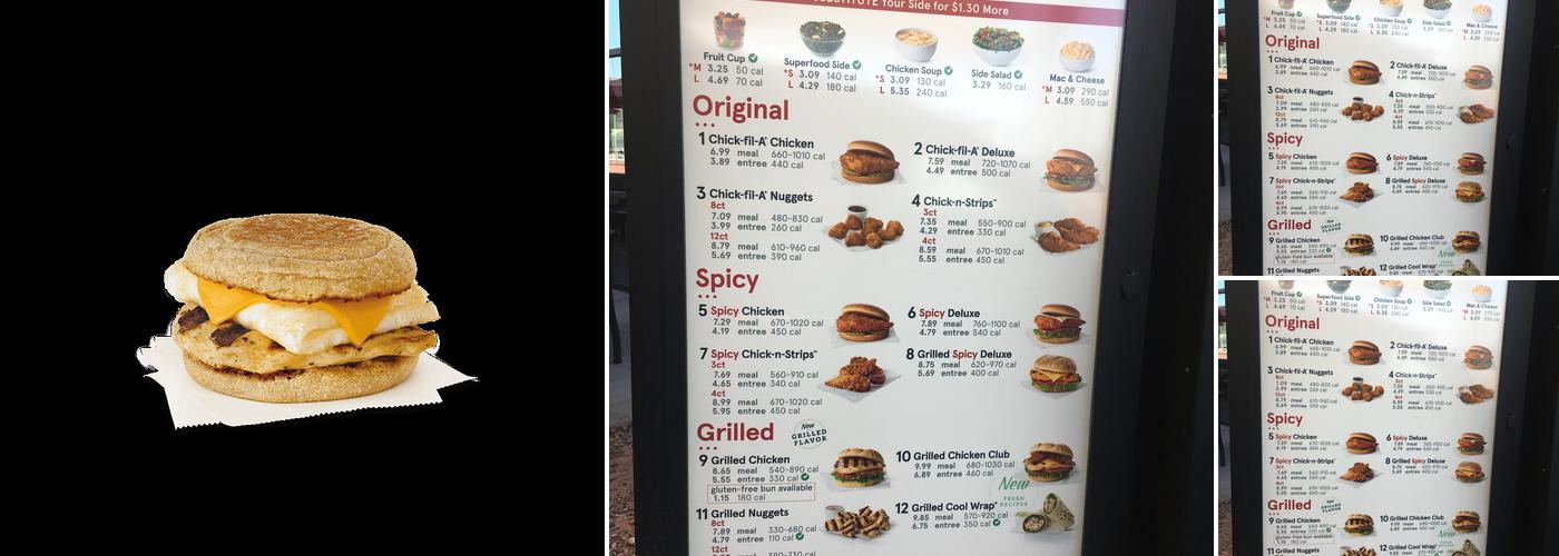 Chick-fil-A Menu
