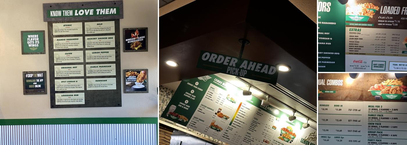 Wingstop Menu