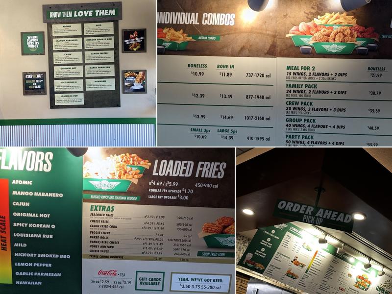 Wingstop Menu