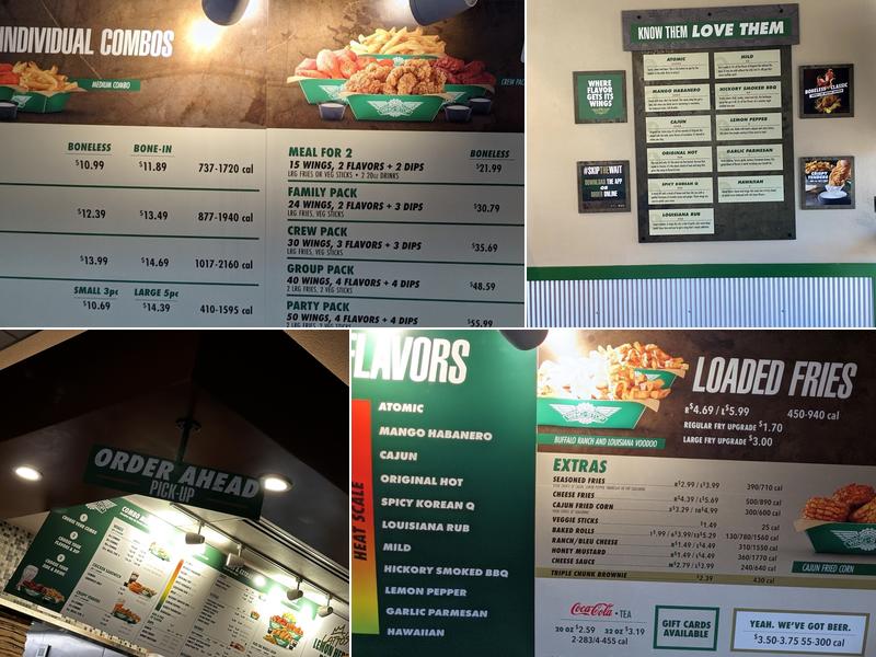 Wingstop Menu