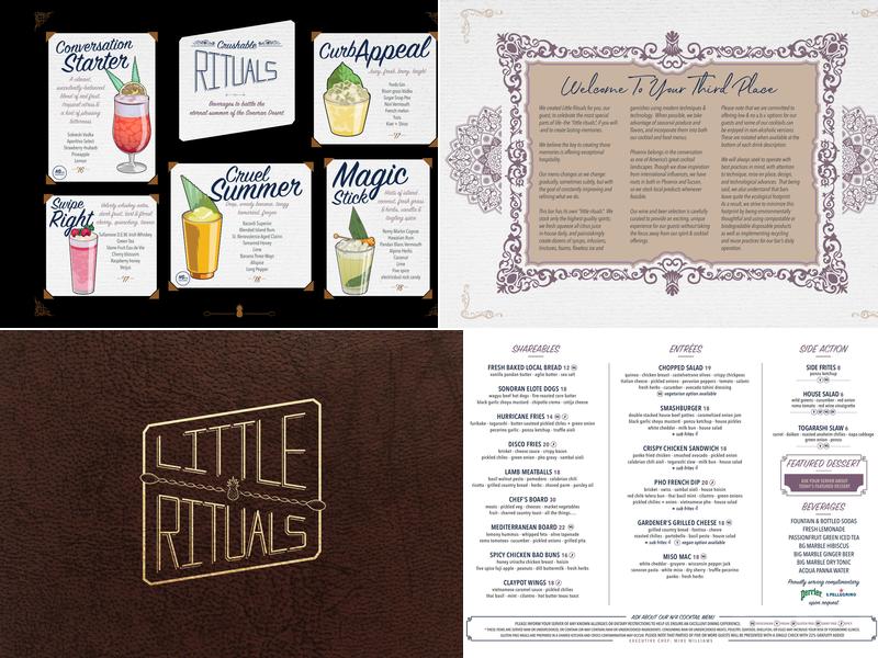 Little Rituals Menu