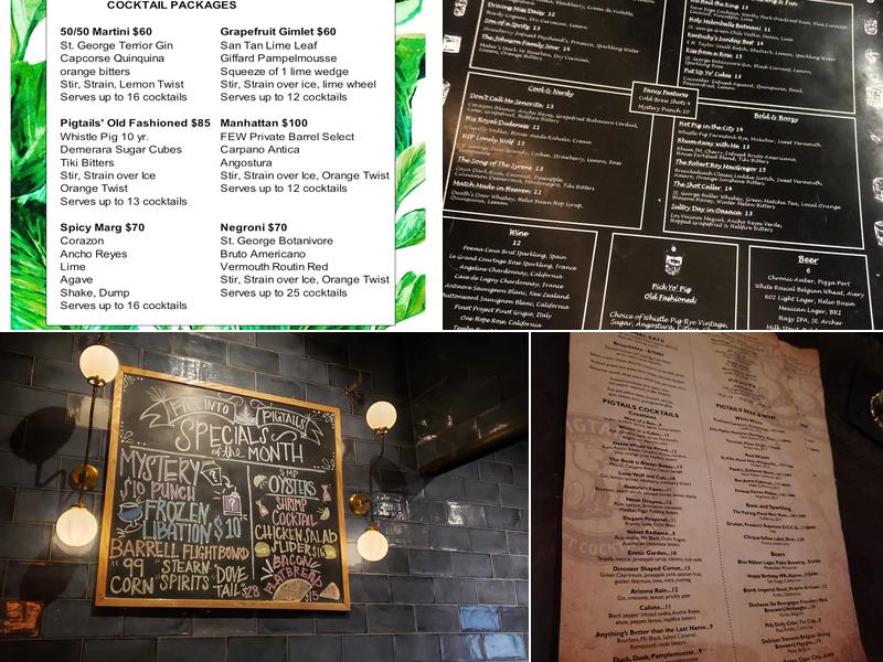 Pigtails Desert Ridge Menu