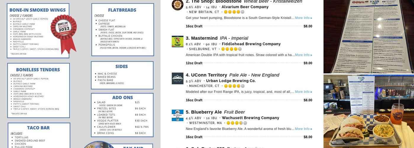 Hops 44 Menu