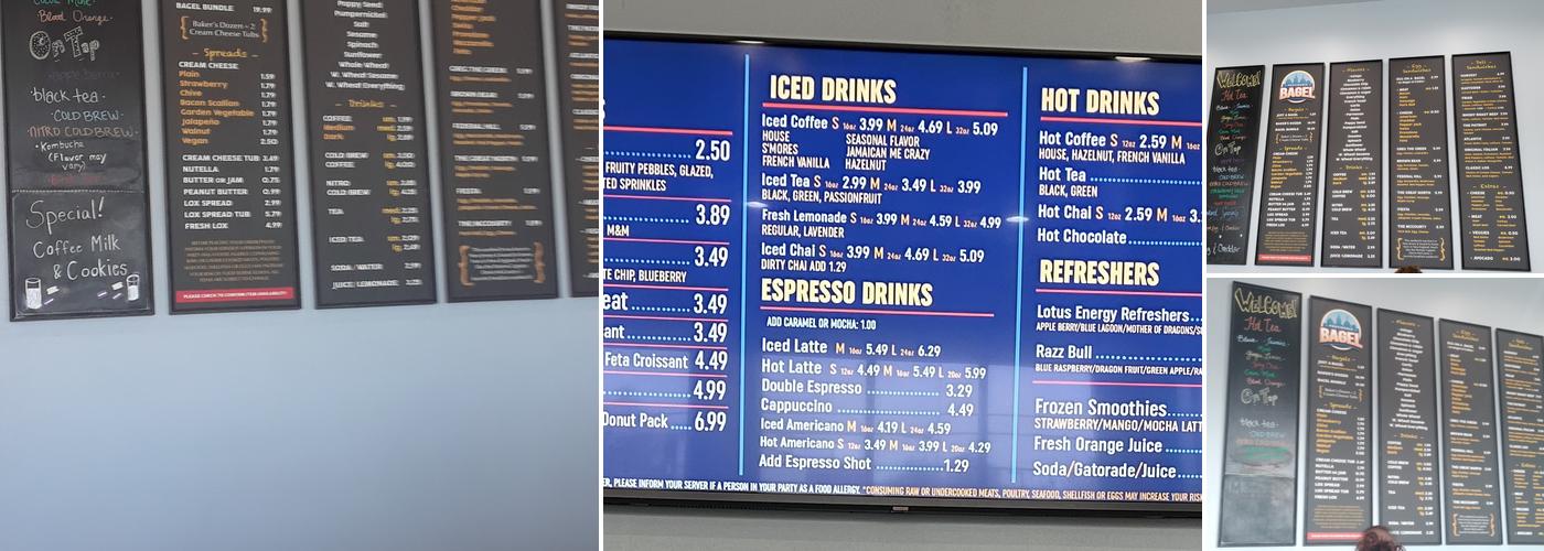 Providence Bagel Menu