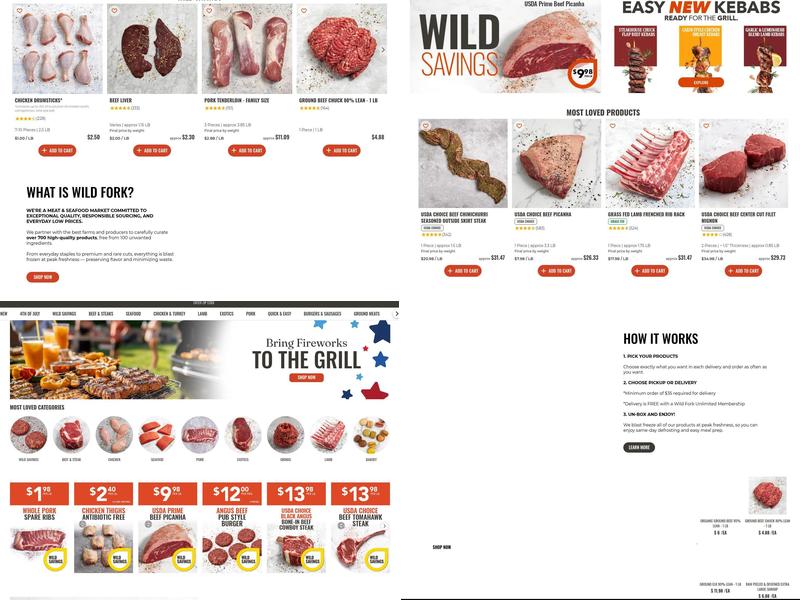 Wild Fork Menu