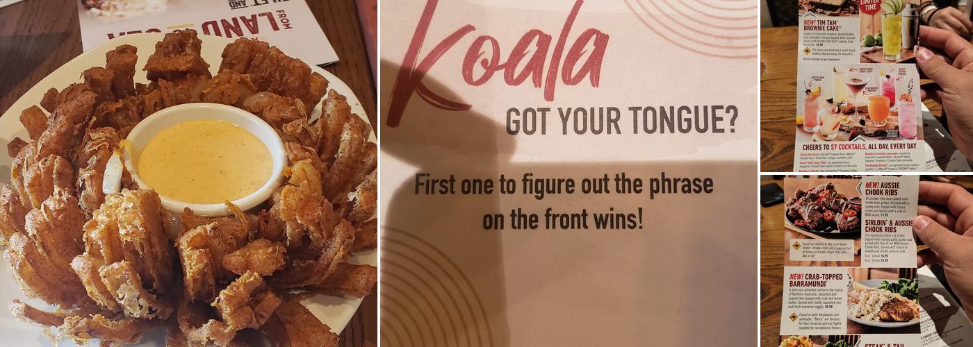 Outback Steakhouse Menu
