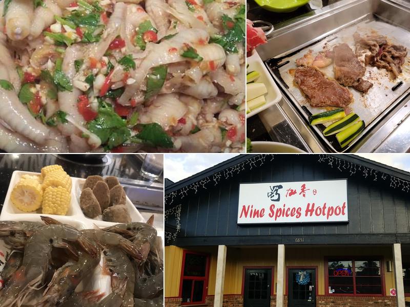 Nine spices hot pot & korean BBQ